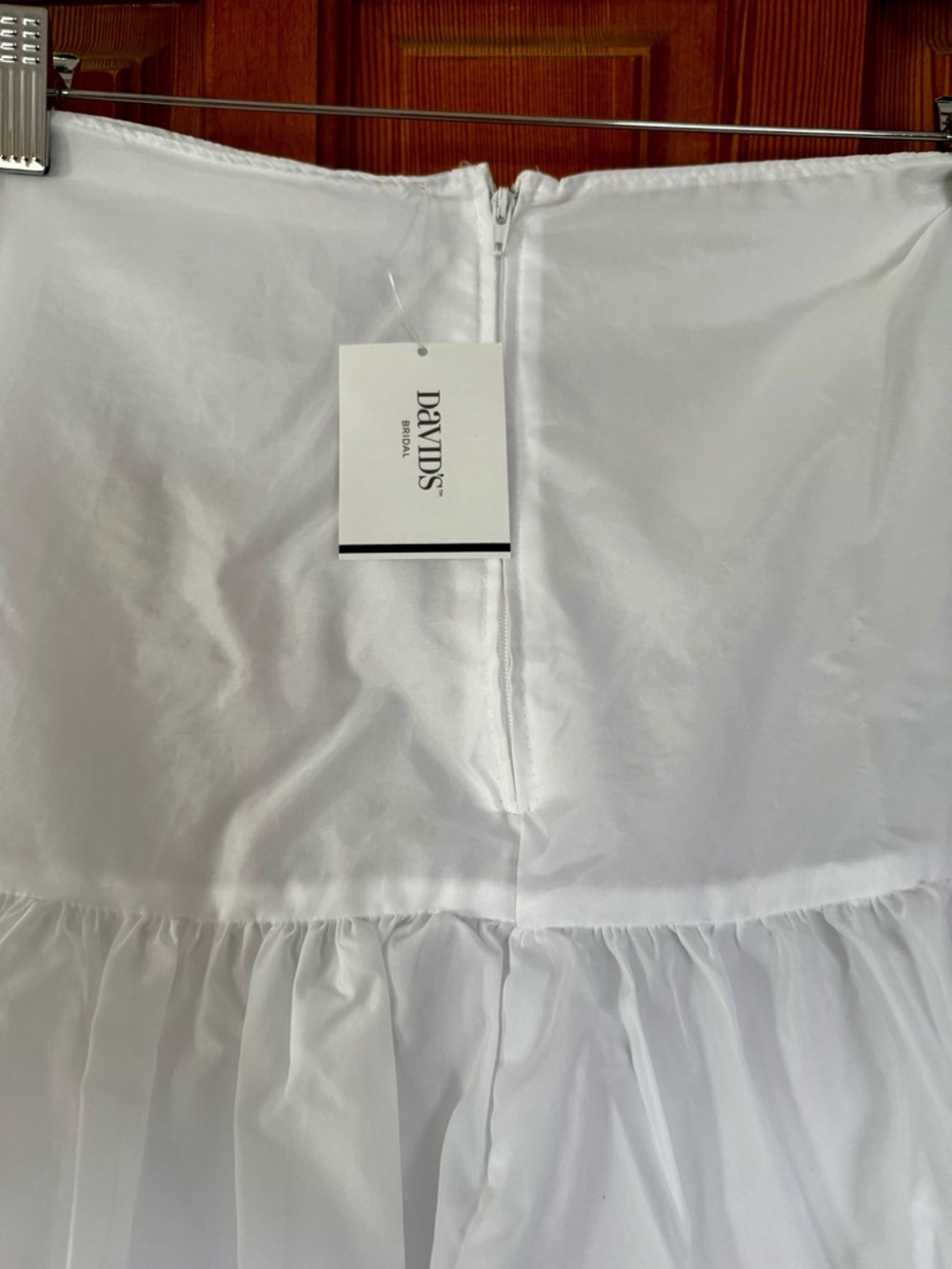 NWT David’s Bridal white tulle very full crinoline / petticoat 14 - Picture 5 of 9